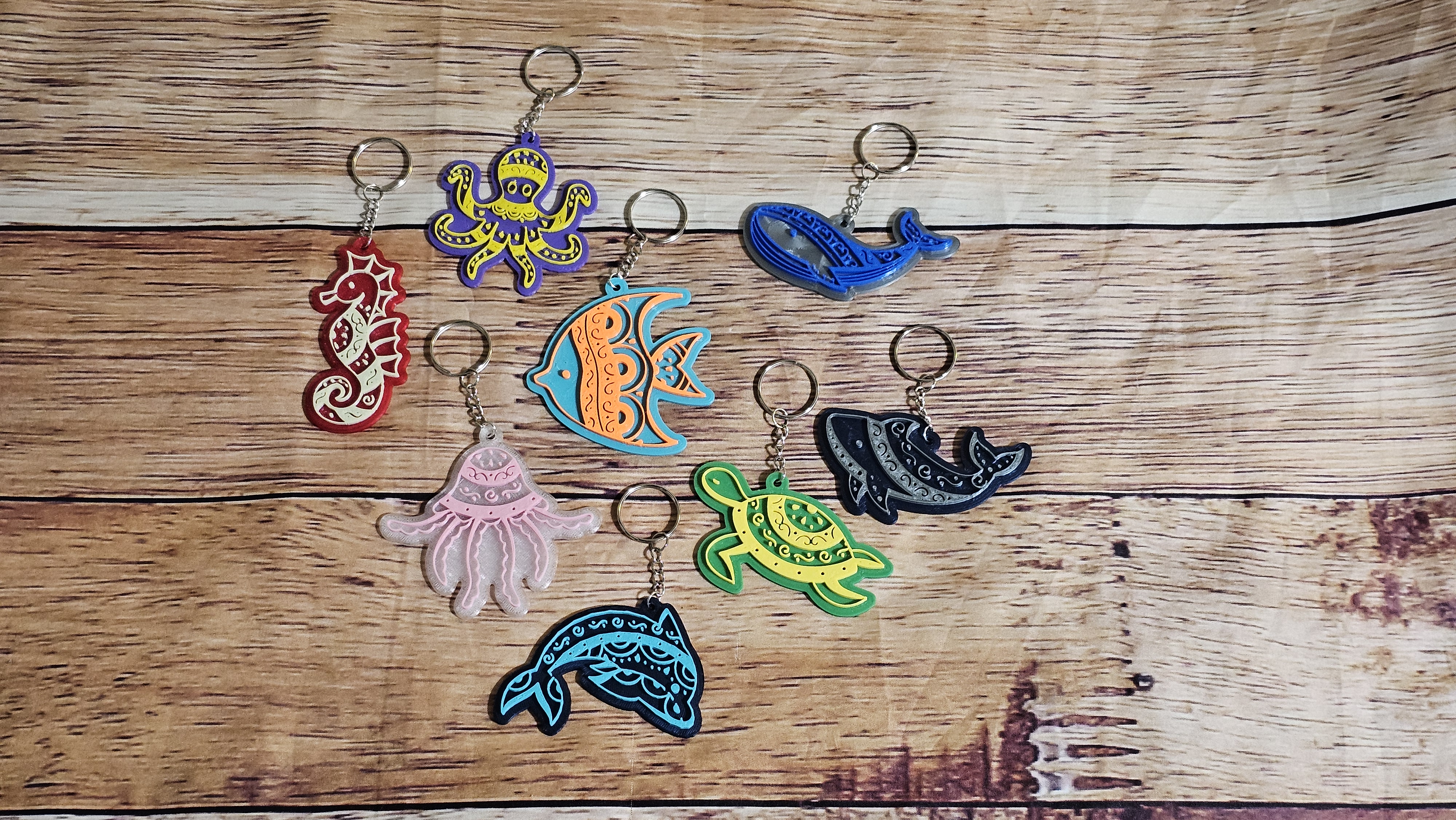 Custom Keychain - Personalized 3D printed keychain